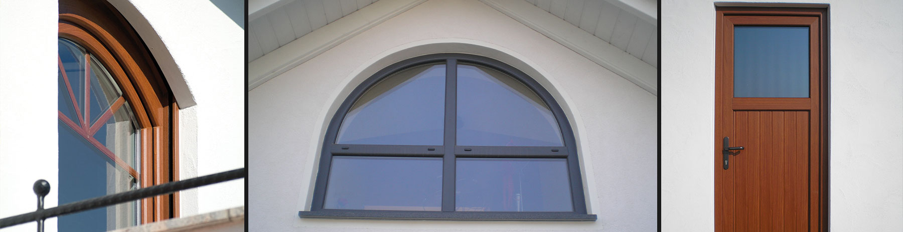 Collage von Fensterrahmen