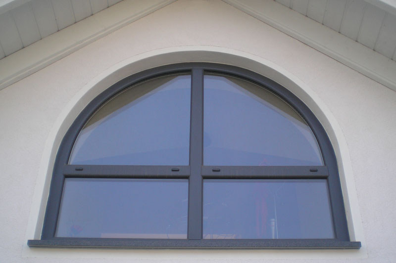 Frontalansicht Fensterrahmen