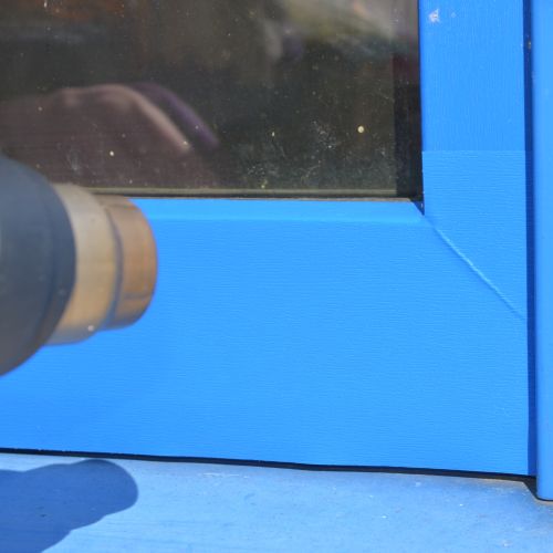 Fensterrahmen Close-Up